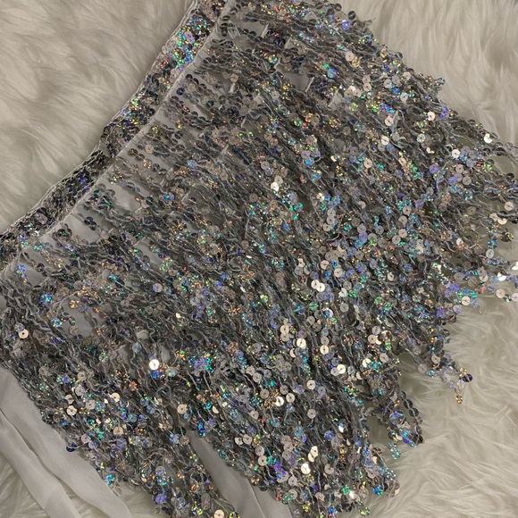 ✨ Silver Sequins Belt ✨ - Picture 1 of 1